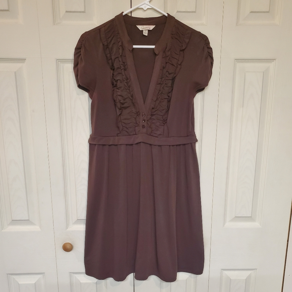Brown Soft Cotton Dress